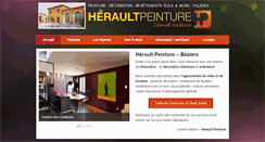 Desktop Screenshot of heraultpeinture.com